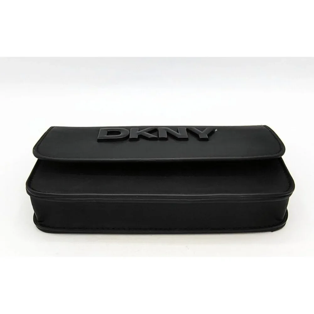 Belt Bag DKNY Black Women Accessory Loops Waist Pack 6.5 Inch Athleisure - Picture 5 of 14